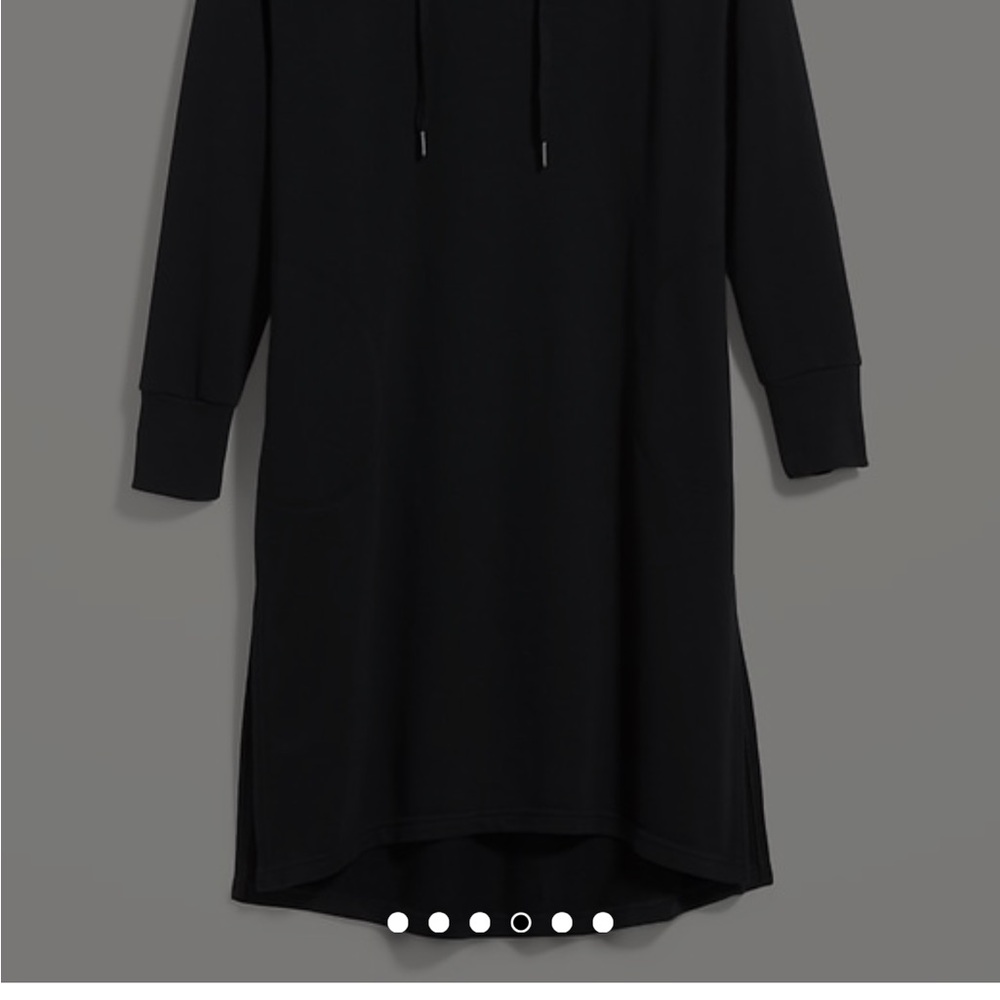 Loose Hooded Sweatshirt Shift
Dress